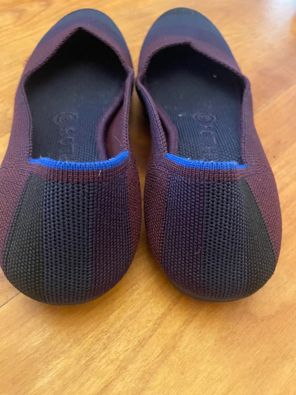 Rothy’s blackberry captoe flats, women’s size 7 EUC